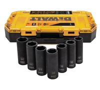 Juego de vasos Dewalt DT70905-QZ | McLaren | 7 piezas | 1/2" | 17 - 22 mm y 24 mm