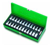 Juego de vasos TOPTUL 1/2 pulgadas (SL, PH, TORX)