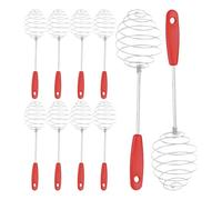 Juego de whisky, manual Stainless Steel Frother Mixer, Adorable Kitchen Cooking Utensils for Milk Pancake Salsa Harina Blending Baking Food Preparation, 2,17 x 9,84 pulgadas