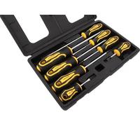 Juego destornilladores electricista punta philips plano 8 unidades nb