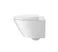 Juego Duravit D-Neo para WC suspendido, con WC suspendido, fijación oculta, in siento de WC extraíble, 45770900A1