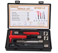 Juego Helicoidal de 16x1,5 Mm, M16x1,5, Insertos Roscados, 11 Uds., Kit de Reparación de Roscas, Llave de Taladro Trenzado de Acero Inoxidable, Herramienta de Inserción de Grifo