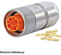 JUEGO HUMMEL, incluye conectores M16 de acero inoxidable, conectores para cable con terminal de crimpado recto, número de polos 3+4+PE, conector hembra con salida de cable recta