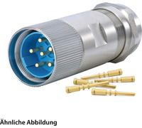 JUEGO HUMMEL, incluye conectores M23 de alta potencia, conector de cable de acero inoxidable, conector de crimpado recto, número de polos: 3+4+PE, tipo conector: con borne