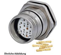 JUEGO HUMMEL que incluye conectores M23 para señales, conector para dispositivos, terminal de crimpado recto, número de polos 2+16+PE, conector hembra con tuerca de fijación