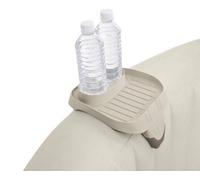 Intex Pools – Soporte de bebidas SPA 28500 – 2 portavasos y bandeja 26 x 22 x 18 cm