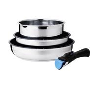 Juego Maestro 2 sartenes Cacerola con mango desmontable MR-3529-4