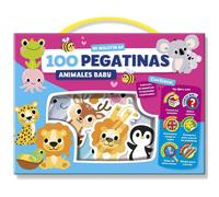 Juego Mi Maletin de 100 Pegatinas Troqueladas Reutilizables "Animales Baby"