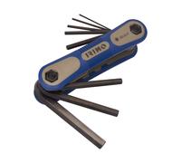 Irimo Juego navaja 7 llaves hexagonales pavonadas 1,5-8 mm 46-8-f