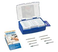 Dremel Juego de grabado para vidrio 682 - Kit de 8 herramientas rotativas