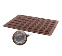 Juego para hornear macarons franceses, marrón, Lékué