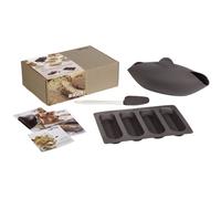 Juego para hornear pan y baguettes, 3 piezas, marrón, Lékué