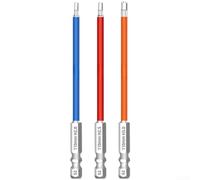 Juego para puntas Atornillar 110mm para acero Aleación para colorido(2mm 2.5mm 3mm)