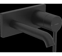 Juego prefabricado HANSA HANSAVANTIS Style para mezclador de lavabo, oculto, proyección 179mm, 5480210733, Color: negro mate