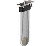 Juego prefabricado hansgrohe sBox, angular, para montaje en borde de bañera o de azulejo, 28012990, Color: Óptica Oro Pulido