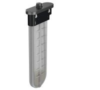 Juego prefabricado hansgrohe sBox oval, adecuado para la instalación en el borde de la bañera o en el borde del azulejo, 28020340, Color: Cromo negro cepillado
