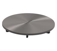 Juego prefabricado RainDrain Staro de hansgrohe Juego de desagüe para platos de ducha, 60058340, Color: Cromo negro cepillado
