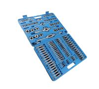 Juego Profesional de Machos y Terrajas, Kit de 110 Piezas M2-M18, con Llave Ajustable para Roscado de Tuercas y Tornillos, Herramientas Manuales de Alta Resistencia