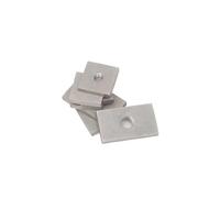 Juego surtido de tuercas rectangulares acero inoxidable | Sujetadores de varios tamaños for muebles y maquinaria de madera(5pcs M8(35x20x4))