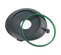 Juego Tapa Hermética para Thermomix para tm31 con Junta Silicona, Sellado Perfecto Nylon Flexible, Recambio Olla Cocción Segura, Diámetro 18cm