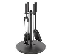 Juego Tradicional de 5 Piezas Home Discount® Warwick Fire Companion para Chimenea (Color Negro)