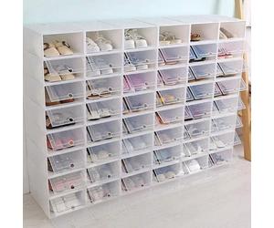 Juegos de cajas para zapatos plegables, disponibles en paquetes de 20 o 24 unidades