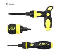 Juegos de destornilladores de precisión, brocas magnéticas de trinquete, Mini Kits de herramientas de mano portátiles pequeñas para Xiaomi, teléfono móvil, PC, reparación de relojes Destornillador cor