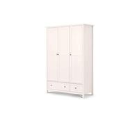 Julian Bowen Armario Combinado de 3 Puertas Maine, Blanco Surf