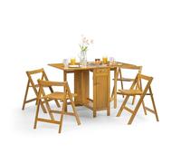Julian Bowen Juego de comedor compacto Savoy, roble claro