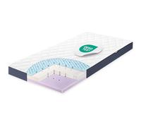 Julius Zöllner Colchón para bebé Dr. Lübbe Air Premium Flex de 3 Capas, Espuma fría, Funda extraíble Fresh & Dry Flex