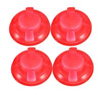 JUMPLAWN 4 Piezas Cubierta Protectora de Plástico para Detector de Humos Resistente a Roturas Instalación Fácil para Cocina y Hornear en Hogar Residencial