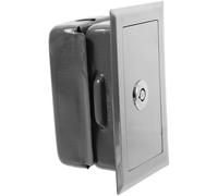 JUMPLAWN Caja de Interruptores Acero Inoxidable para Puerta de Persiana con Botón Pulsador y Plástico, Alta Fiabilidad para Uso Interior y Exterior