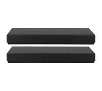 JUMPLAWN Cajas de Obsequio Rígidas para Corbatas para Hombre, 2 Unidades, Tamaño Mediano 27x9x3 Cm, Cajas de Cartón con Tapa Reutilizables para Embalaje de Obsequio en Ocasiones