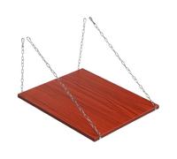 JUMPLAWN Estante de Pared para Altar Personal de Madera y Metal, Montaje | Estatuas Religiosas, Adecuado en Hogar o Salón, Protege la Pared, Apto para Alquileres