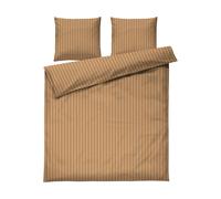 Juna Juego de cama Soft. 220x220/2x50x60 cm Caramelo-offwhite