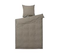 Juna Juego de funda nórdica Bæk&Bølge 150x210 cm Negro-arena