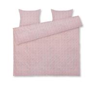 Juna Juego de funda nórdica Pleasantly 220x220 cm Azul claro-rosa