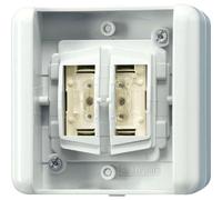 JUNG 8472.01 LED W: Interruptor de pulsadores con LED, conexión por cable, color blanco