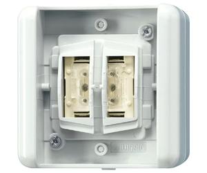 JUNG 8472.01 LED W: Interruptor de pulsadores con LED, conexión por cable, color blanco