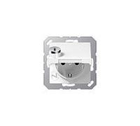 Jung A 1520 BFKLSL WW toma de corriente SCHUKO con cierre abatible 16A 250V blanco