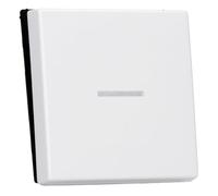 Jung a 500 - Tecla simple visor interruptor pulsador a500 blanco alpino