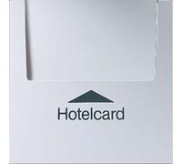 JUNG AL2990CARD Tarjetero de Hotel sin Mecanismo Pulsador, Acabados Metálicos, Aluminio (Lacado)
