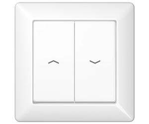 Jung as500 - Tecla para Interruptor pulsador persiana Placa compacta Blanco