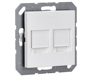 Jung Caja multimedia MMDA4521WW Inserto/cubierta para tecnología de comunicación 4011377176294