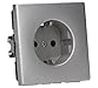 Jung es 1520 tipo f acero inoxidable caja de tomacorriente - caja regi