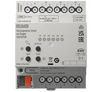 JUNG JG 36006 1S R KNX: Actuador de calefacción de 6 canales con regulador