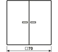 Jung JUNG HOME, interruptor de dos vías, modelo BTLS17102SWM