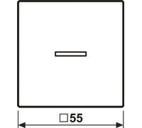 Jung JUNG HOME, interruptor diferencial de 1 vía, modelo BTA17101PWW, con símbolos de flecha