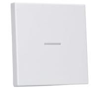 JUNG LS990KO5WW Tecla Simple con Visor, Duroplástico (Resistente Al Rayado) Brillante, Blanco Alpino