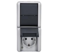 Jung Base de enchufe Schuko conmutador WG800 10–16 A / 250 V